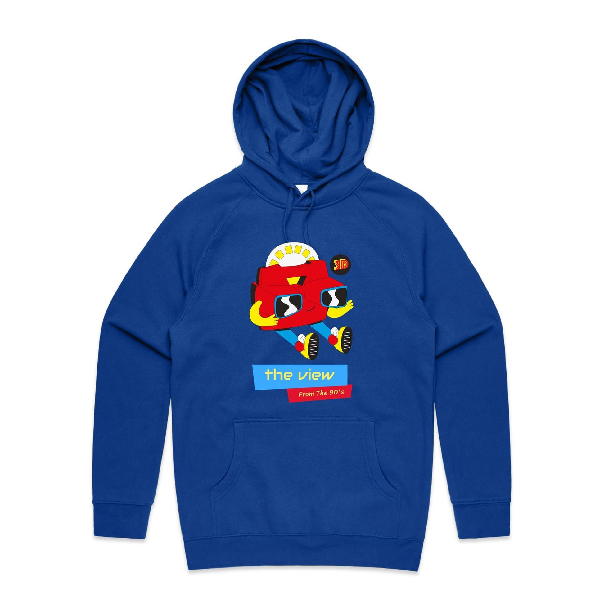 The View From The 90's - Supply Hood Bright Royal Mens Supply Hoodie Retro