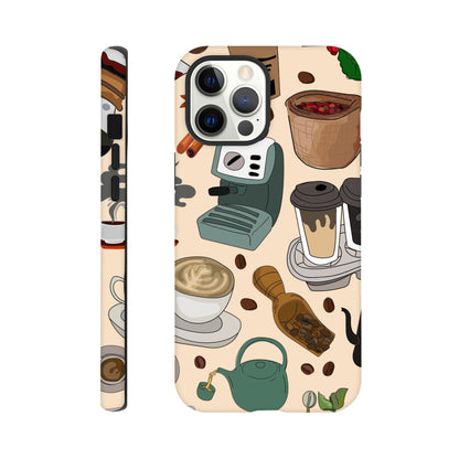 All The Coffee - Phone Tough Case iPhone 12 Pro Max Phone Case Coffee