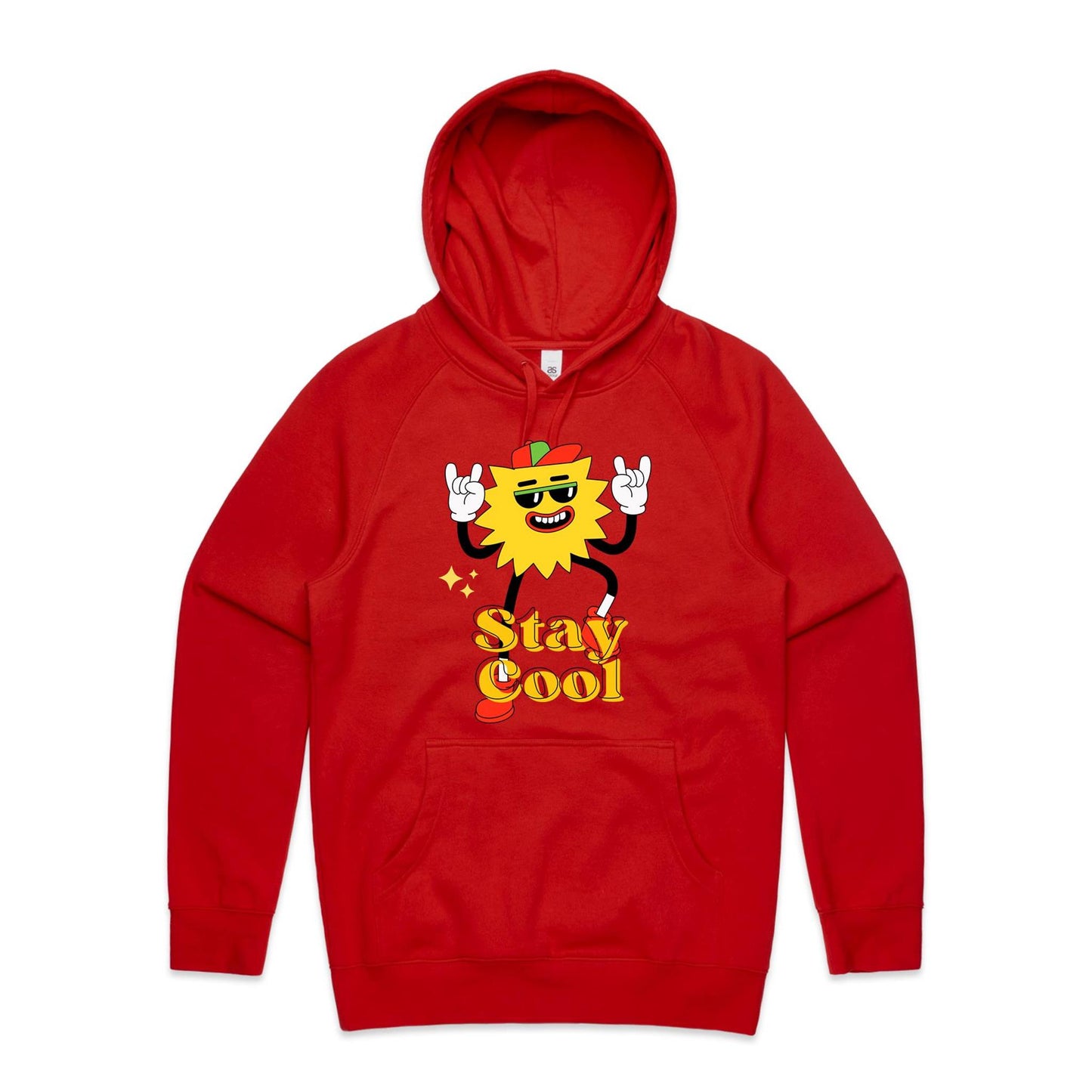 Stay Cool - Supply Hood Red Mens Supply Hoodie