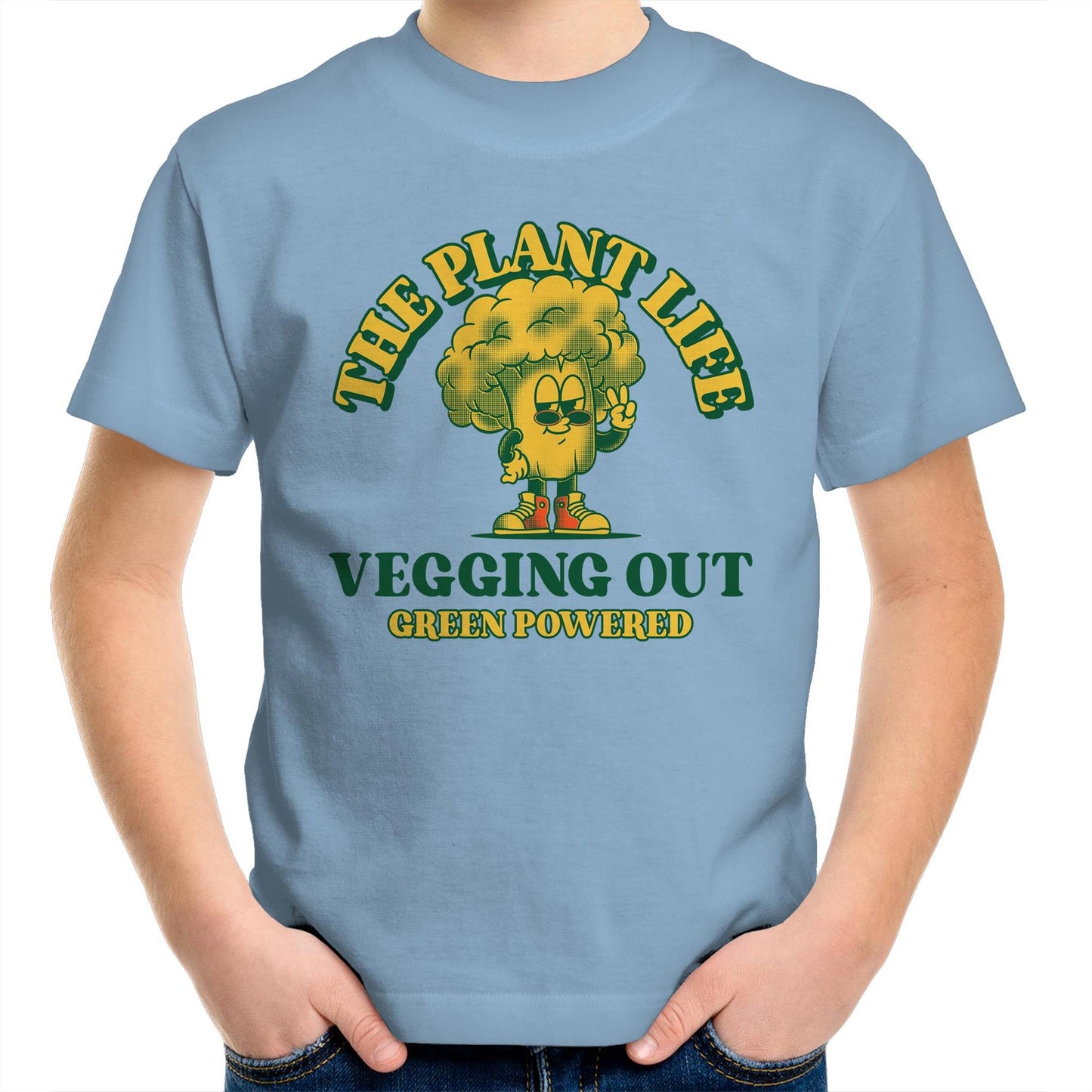 The Plant Life - Kids Youth T-Shirt Carolina Blue Kids Youth T-shirt Food Vegetarian