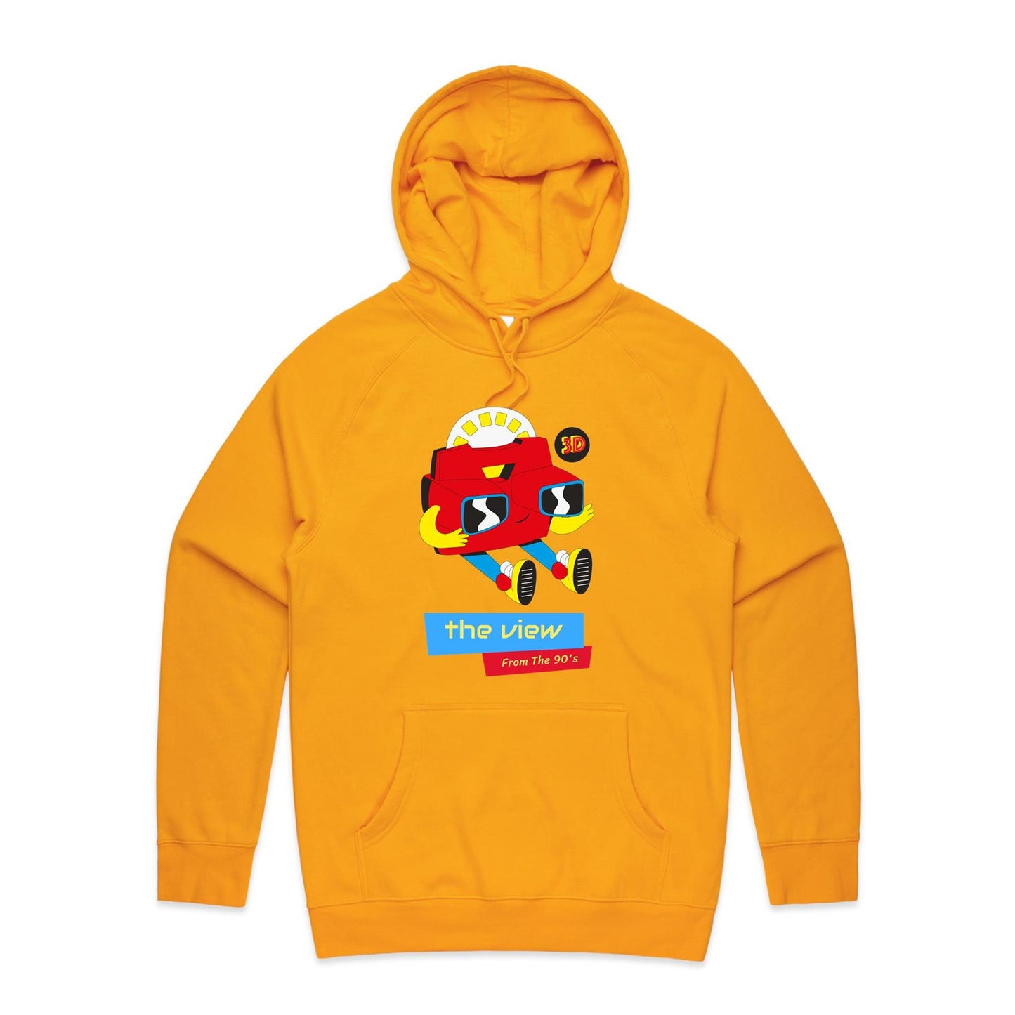 The View From The 90's - Supply Hood Gold Mens Supply Hoodie Retro