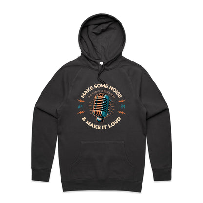 Make Some Noise And Make It Loud - Supply Hood Coal Mens Supply Hoodie Music