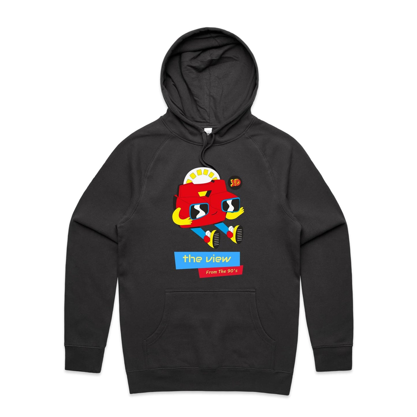 The View From The 90's - Supply Hood Coal Mens Supply Hoodie Retro