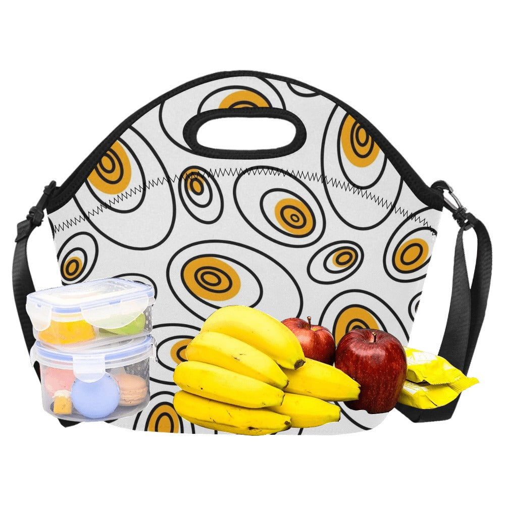 Abstract Eggs - Neoprene Lunch Bag/Large Neoprene Lunch Bag/Large