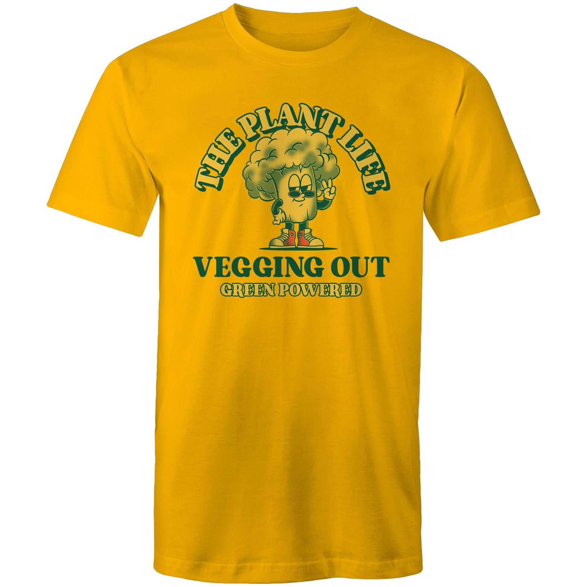 The Plant Life - Mens T-Shirt Gold Mens T-shirt Food Vegetarian
