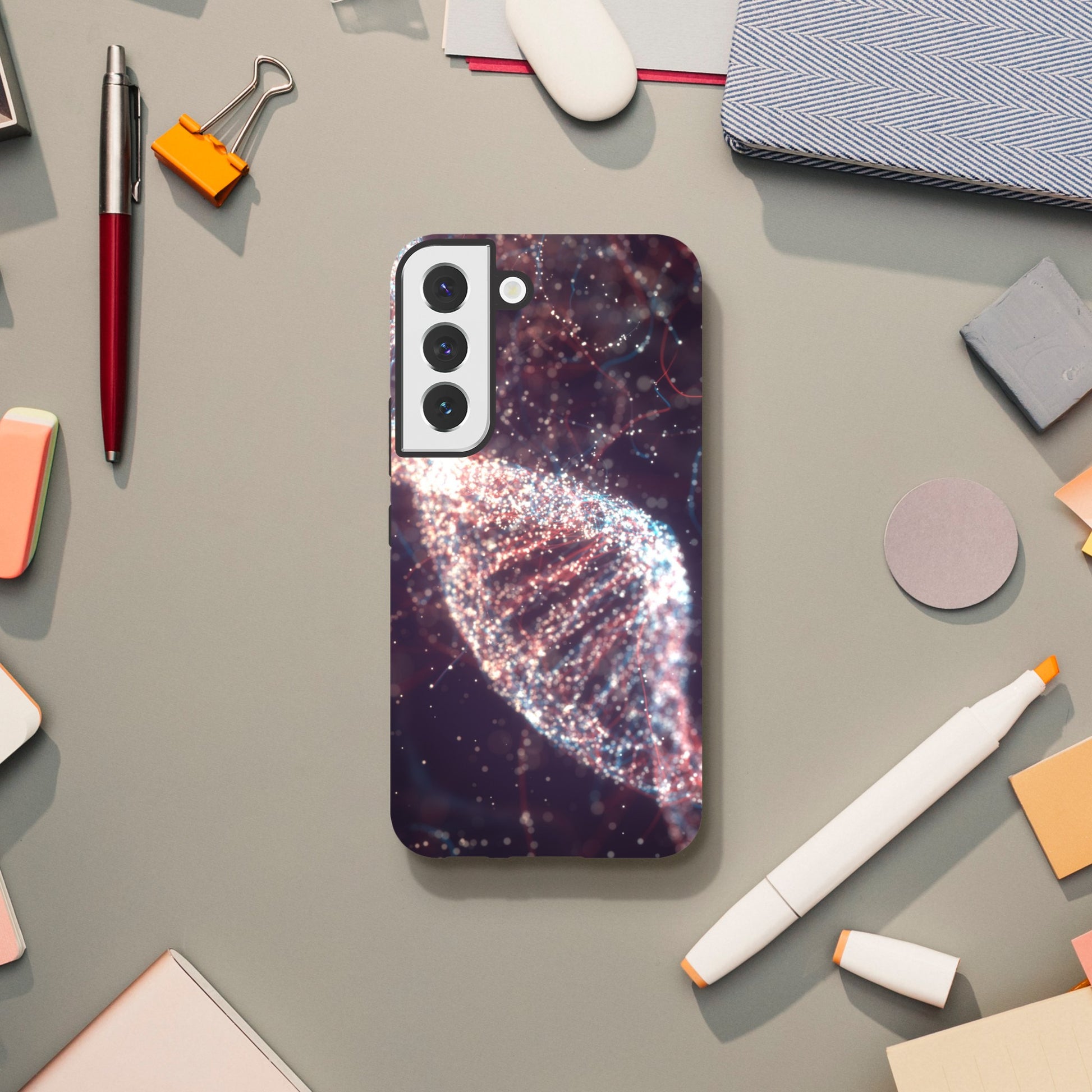 Glittery DNA - Phone Tough Case Galaxy S22 Phone Case