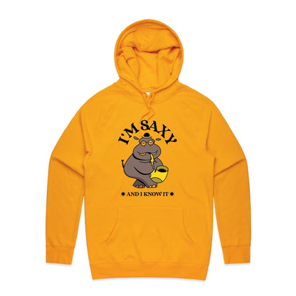 I'm Saxy And I Know It, Saxophone Player - Supply Hood Gold Mens Supply Hoodie Music