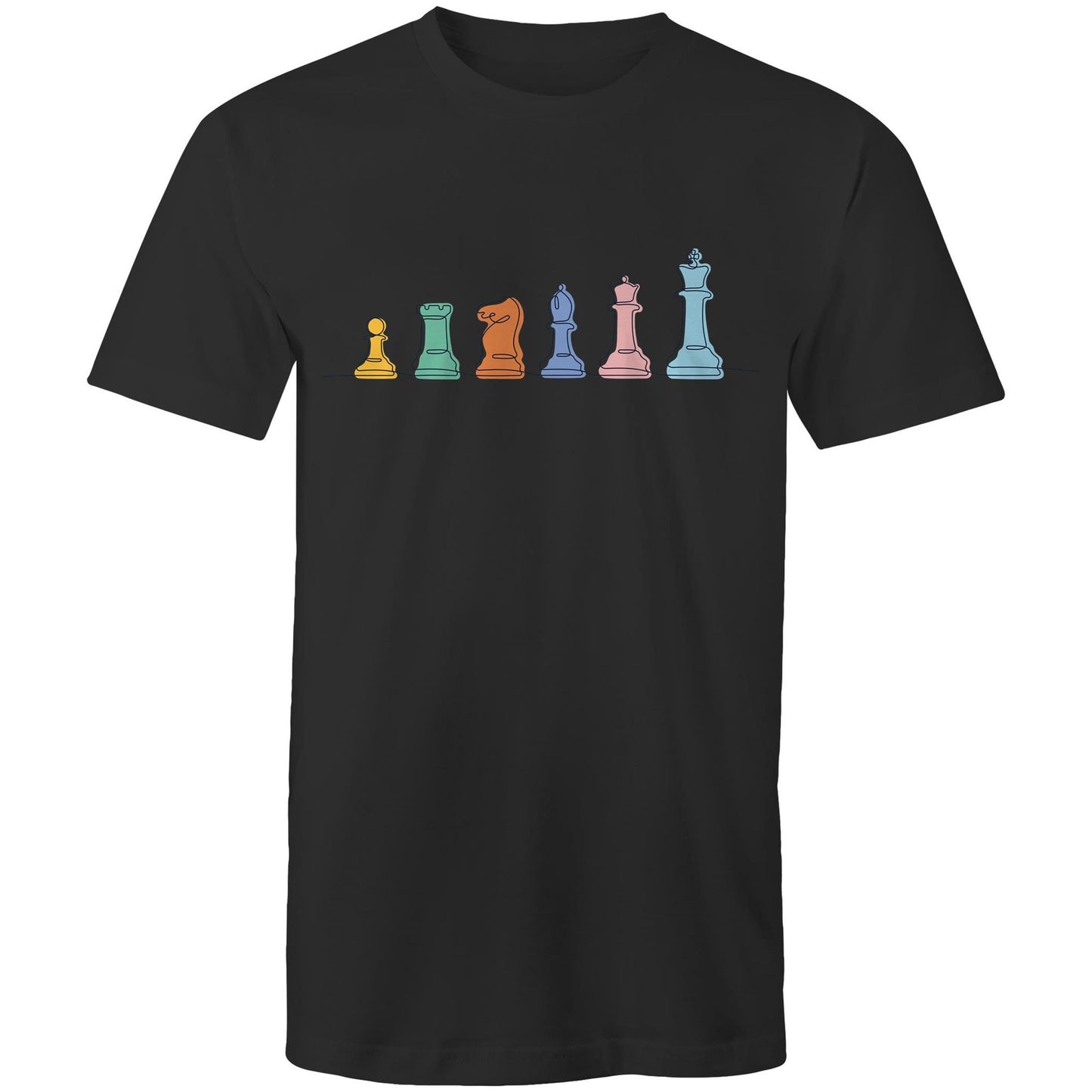 Chess - Mens T-Shirt Black Mens T-shirt Chess Games