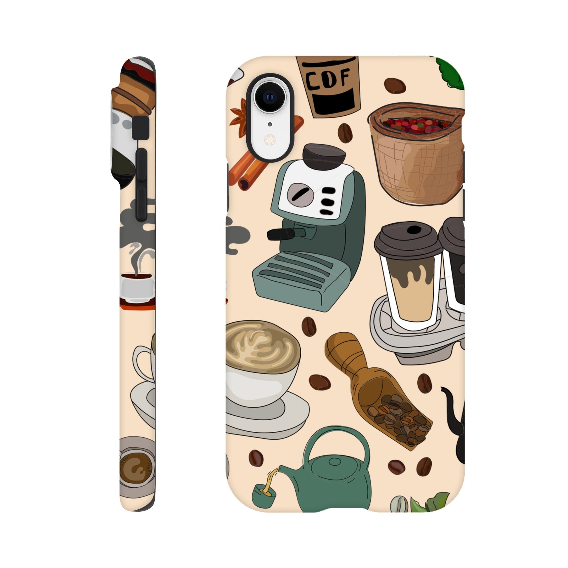 All The Coffee - Phone Tough Case iPhone XR Phone Case Coffee