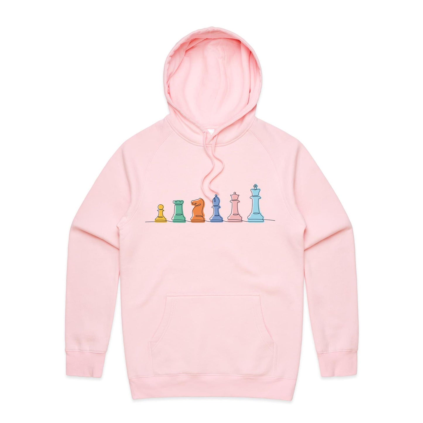 Chess - Supply Hood Pink Mens Supply Hoodie Chess Games