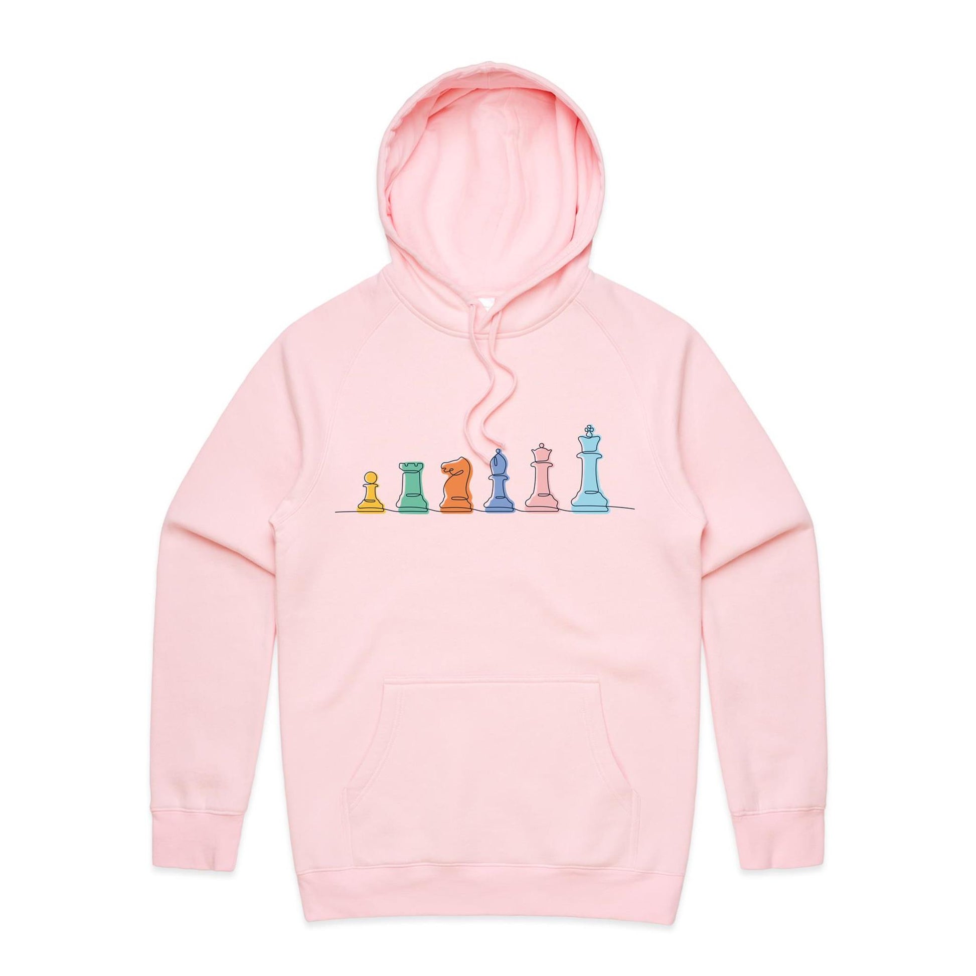 Chess - Supply Hood Pink Mens Supply Hoodie Chess Games
