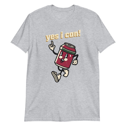 Yes I Can - Short-Sleeve Unisex T-Shirt Sport Grey Unisex T-shirt Food Retro