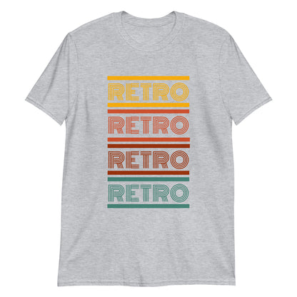 Retro - Short-Sleeve Unisex T-Shirt Sport Grey Retro