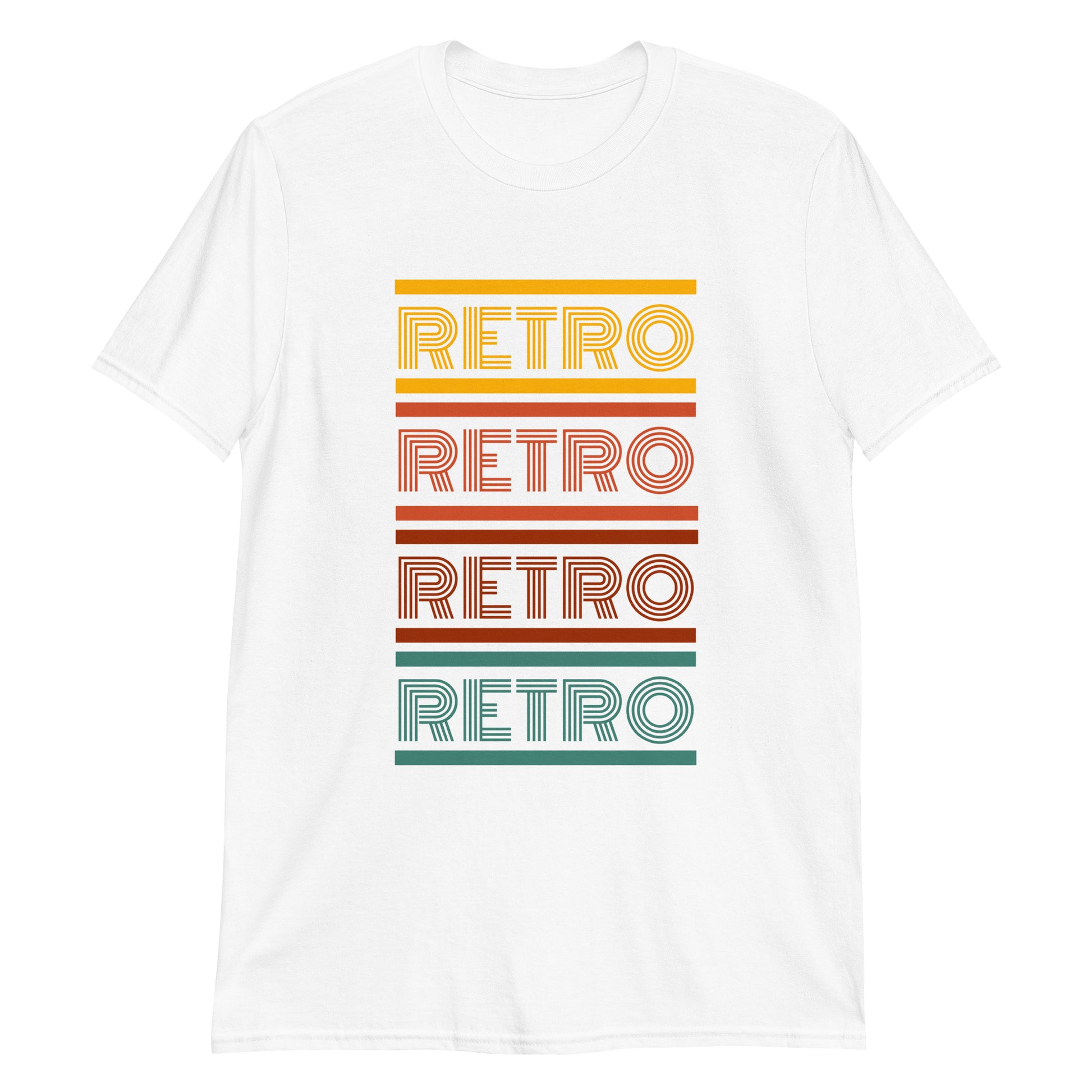 Retro - Short-Sleeve Unisex T-Shirt White Retro