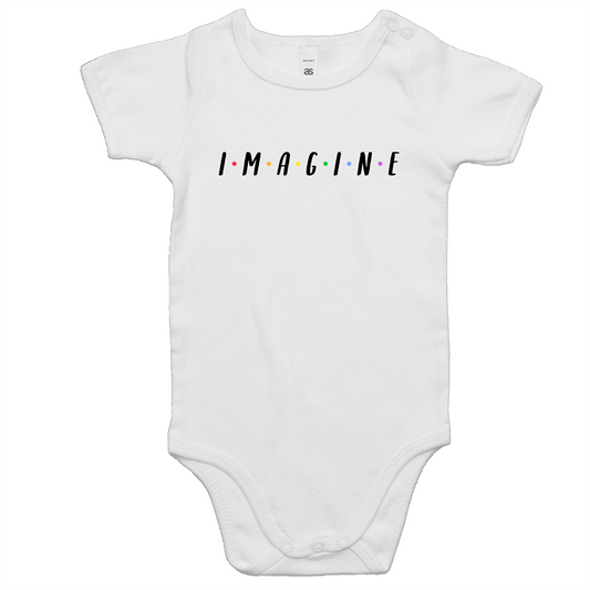 Imagine - Baby Bodysuit White Baby Bodysuit kids
