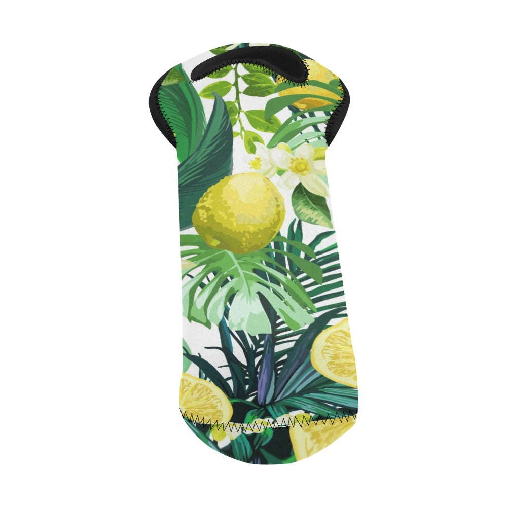 Lemons - Neoprene Wine Bag Wine Bag