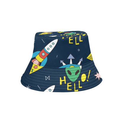 Alien Space - Bucket Hat for Men All Over Print Bucket Hat for Men Sci Fi