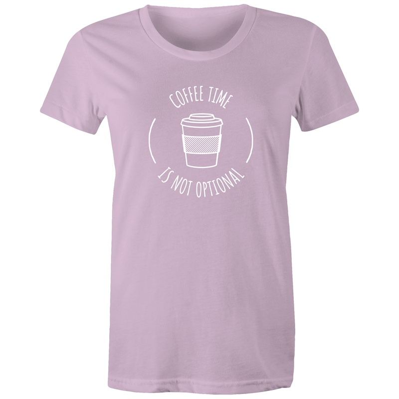 Coffee Time - Women's T-shirt Lavender Womens T-shirt Coffee Womens