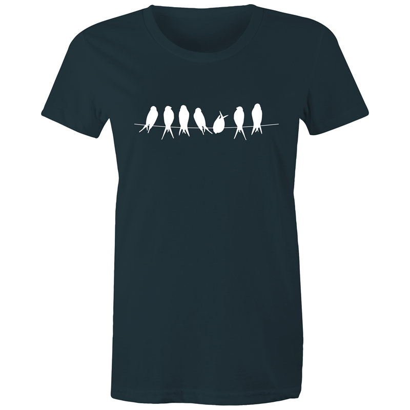 Birds - Women's T-shirt Indigo Womens T-shirt animal Womens