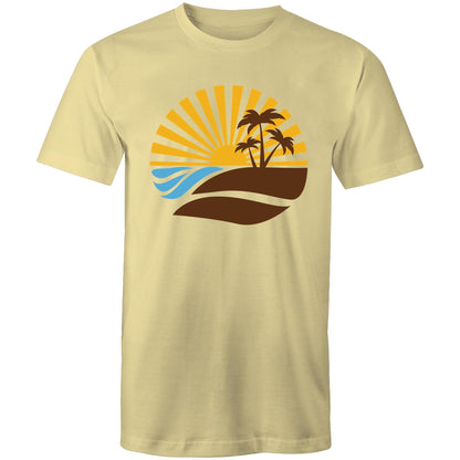 Vintage Surf - Mens T-Shirt Lemon Mens T-shirt Mens Retro Summer Surf
