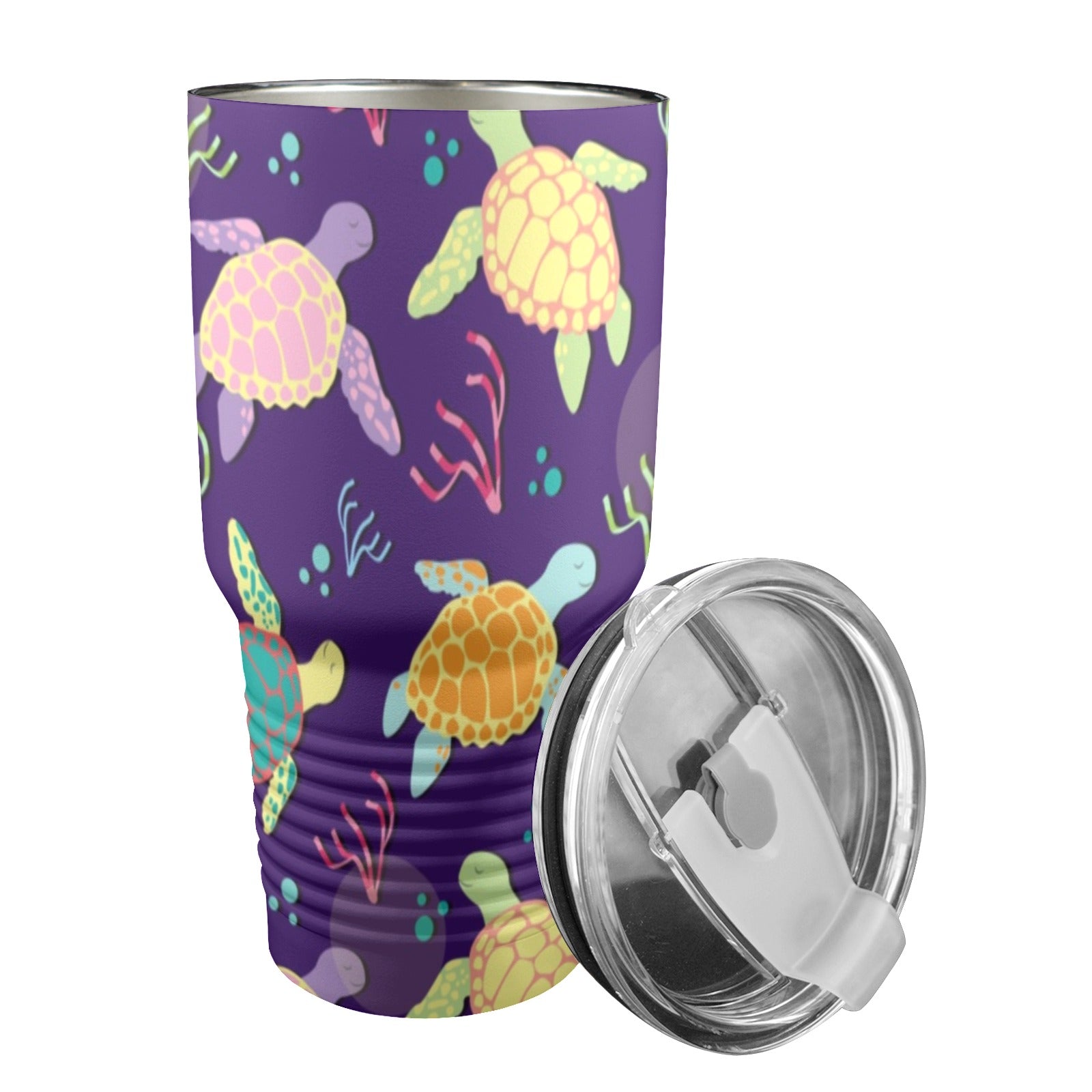 Turtles - 30oz Insulated Stainless Steel Mobile Tumbler 30oz Insulated Stainless Steel Mobile Tumbler animal