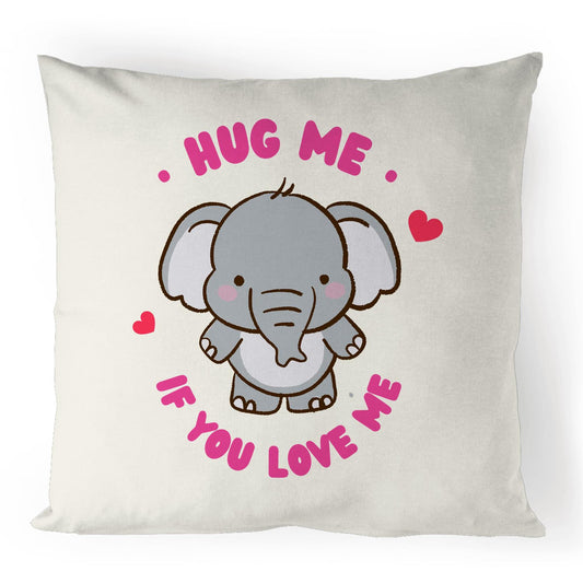 Hug Me If You Love Me - 100% Linen Cushion Cover Default Title Linen Cushion Cover