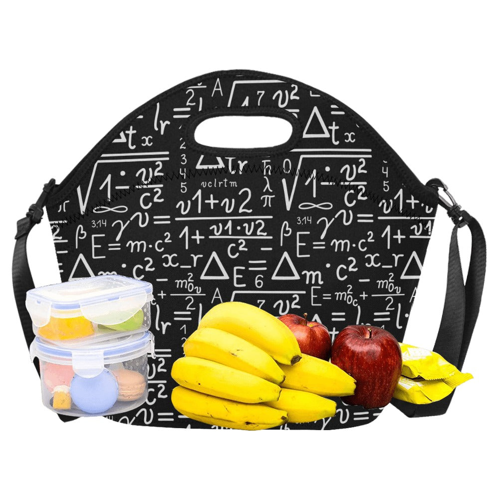 Mathematics - Neoprene Lunch Bag/Large Neoprene Lunch Bag/Large Maths Science