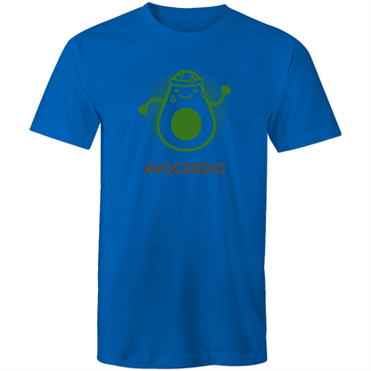 Avocardio - Short Sleeve T-shirt Bright Royal Fitness T-shirt Fitness Mens Womens