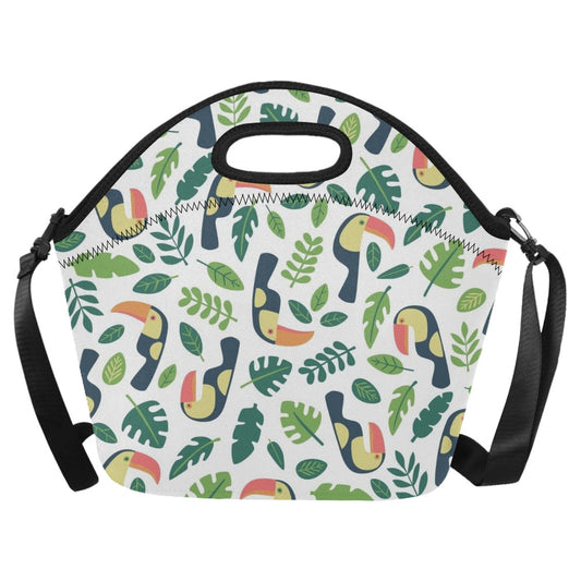 Toucans - Neoprene Lunch Bag/Large Neoprene Lunch Bag/Large animal