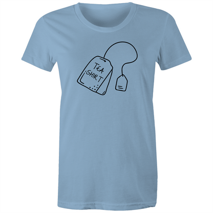 Tea Shirt - Women's T-shirt Carolina Blue Womens T-shirt Tea Womens
