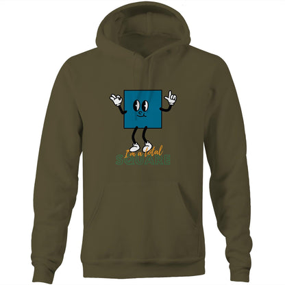 I'm A Total Square - Pocket Hoodie Sweatshirt Army Hoodie Funny Maths Science