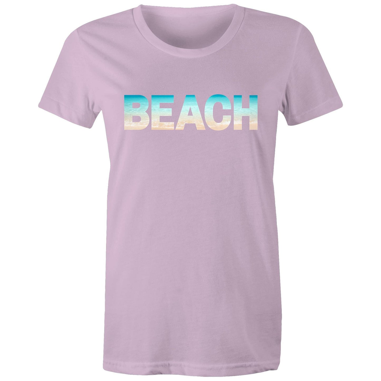Beach - Women's T-shirt Lavender Womens T-shirt Summer Womens