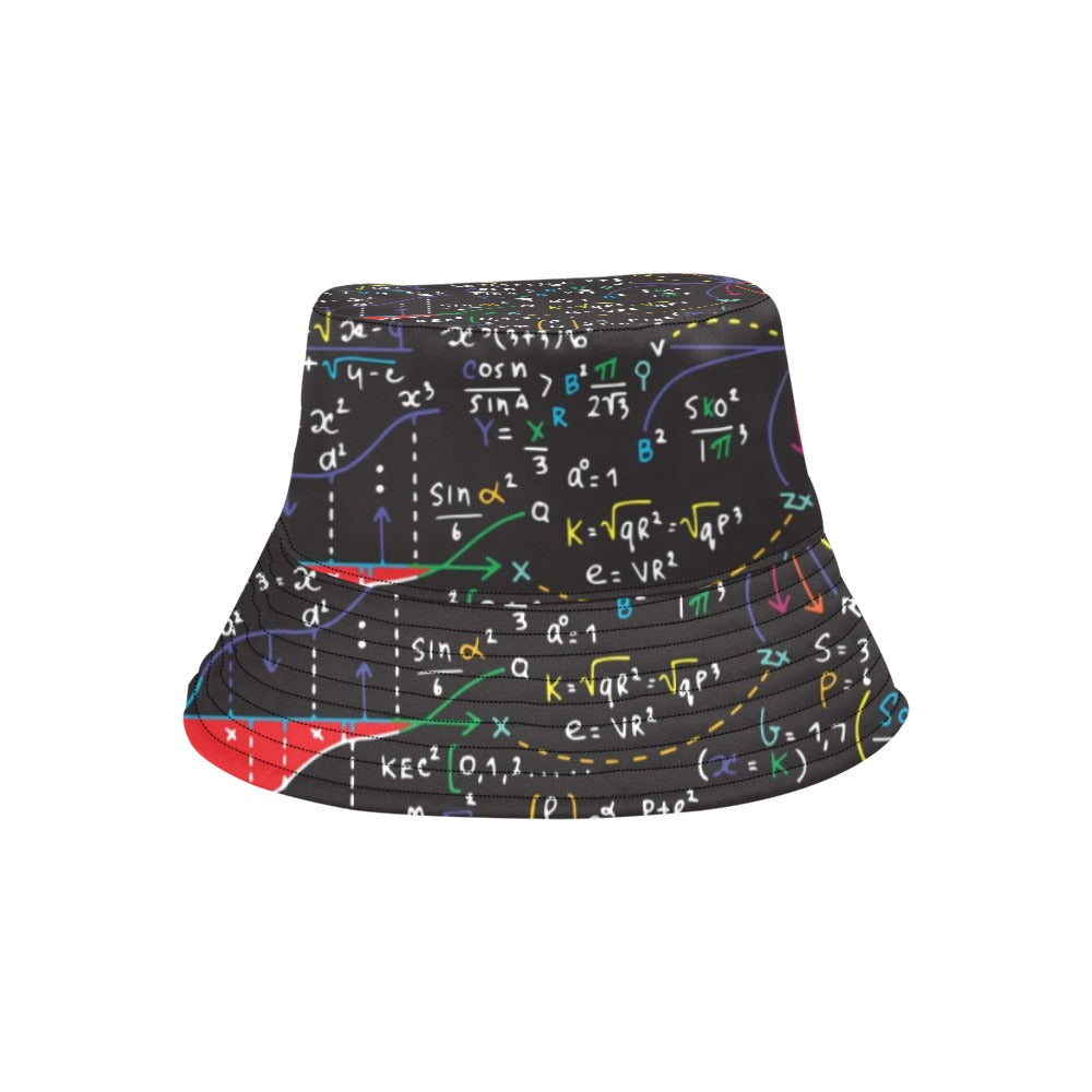 Colourful Maths Formulas - Bucket Hat for Men All Over Print Bucket Hat for Men Maths Science