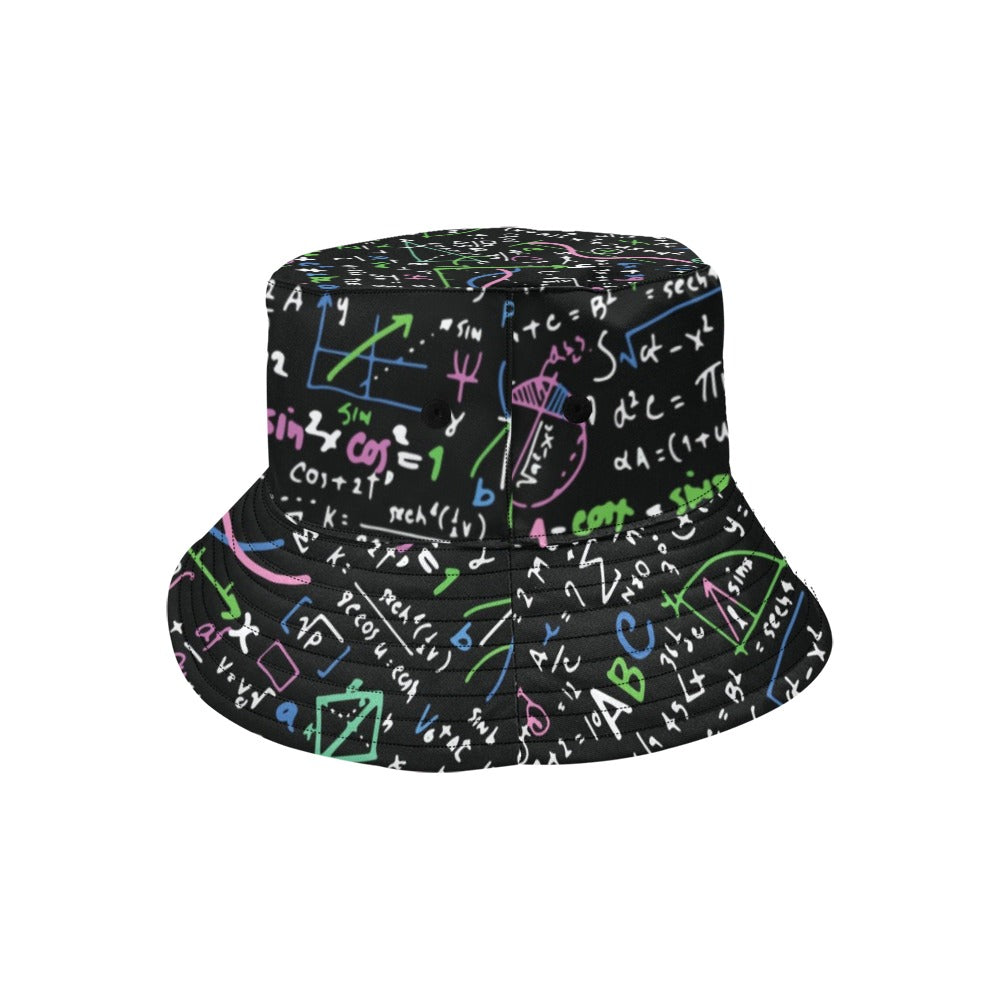 Equations In Green And Pink - Bucket Hat Bucket Hat for Women Maths Science