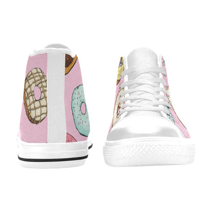 Doughnuts - High Top Canvas Shoes for Kids Kids High Top Canvas Shoes