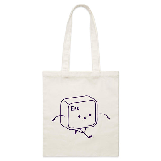 Esc, Escape Key - Parcel Canvas Tote Bag Default Title Parcel Tote Bag Tech