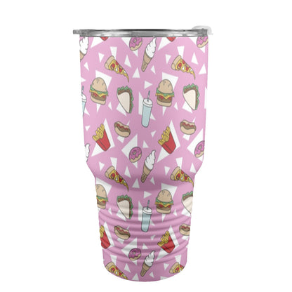 Fast Food - 30oz Insulated Stainless Steel Mobile Tumbler 30oz Insulated Stainless Steel Mobile Tumbler Food