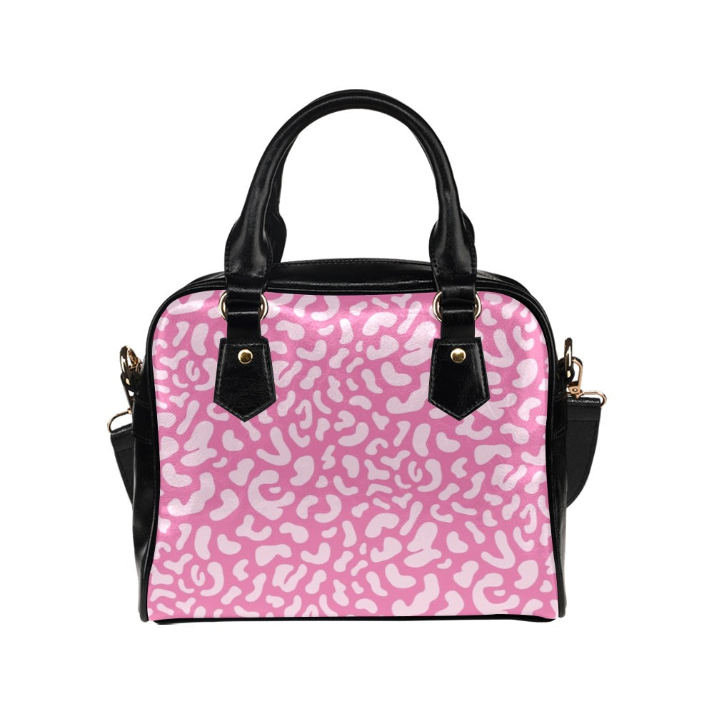 Pink Leopard - Shoulder Handbag Shoulder Handbag animal