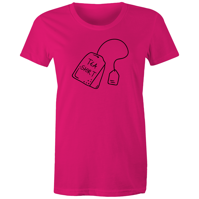 Tea Shirt - Women's T-shirt Fuchsia Womens T-shirt Tea Womens