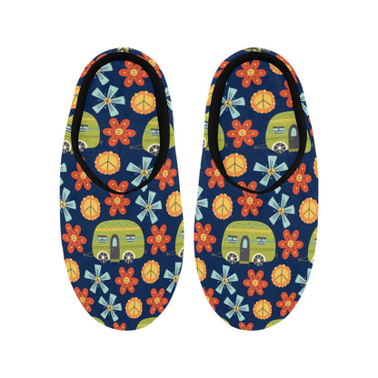 Hippy Caravan - Women's Non-Slip Cotton Slippers Women's Non-Slip Cotton Slippers Summer
