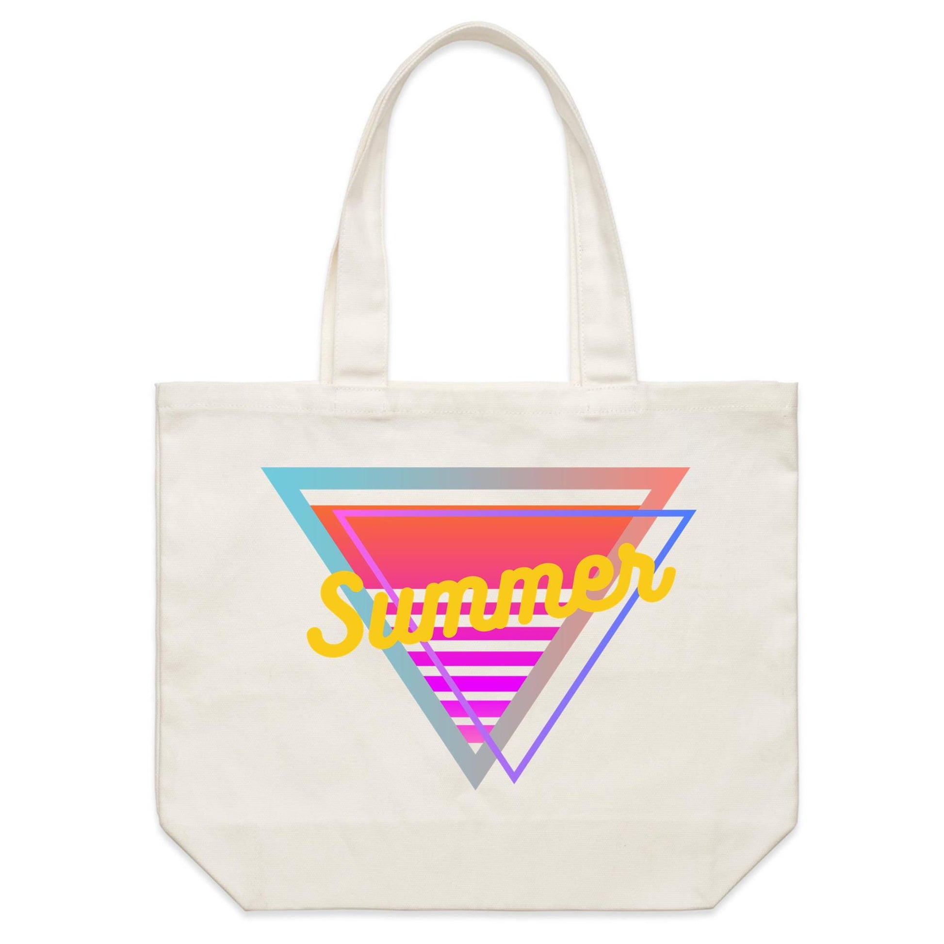 80's Summer - Shoulder Canvas Tote Bag Default Title Shoulder Tote Bag