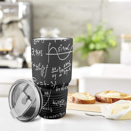 Equations - 30oz Insulated Stainless Steel Mobile Tumbler 30oz Insulated Stainless Steel Mobile Tumbler Maths Science