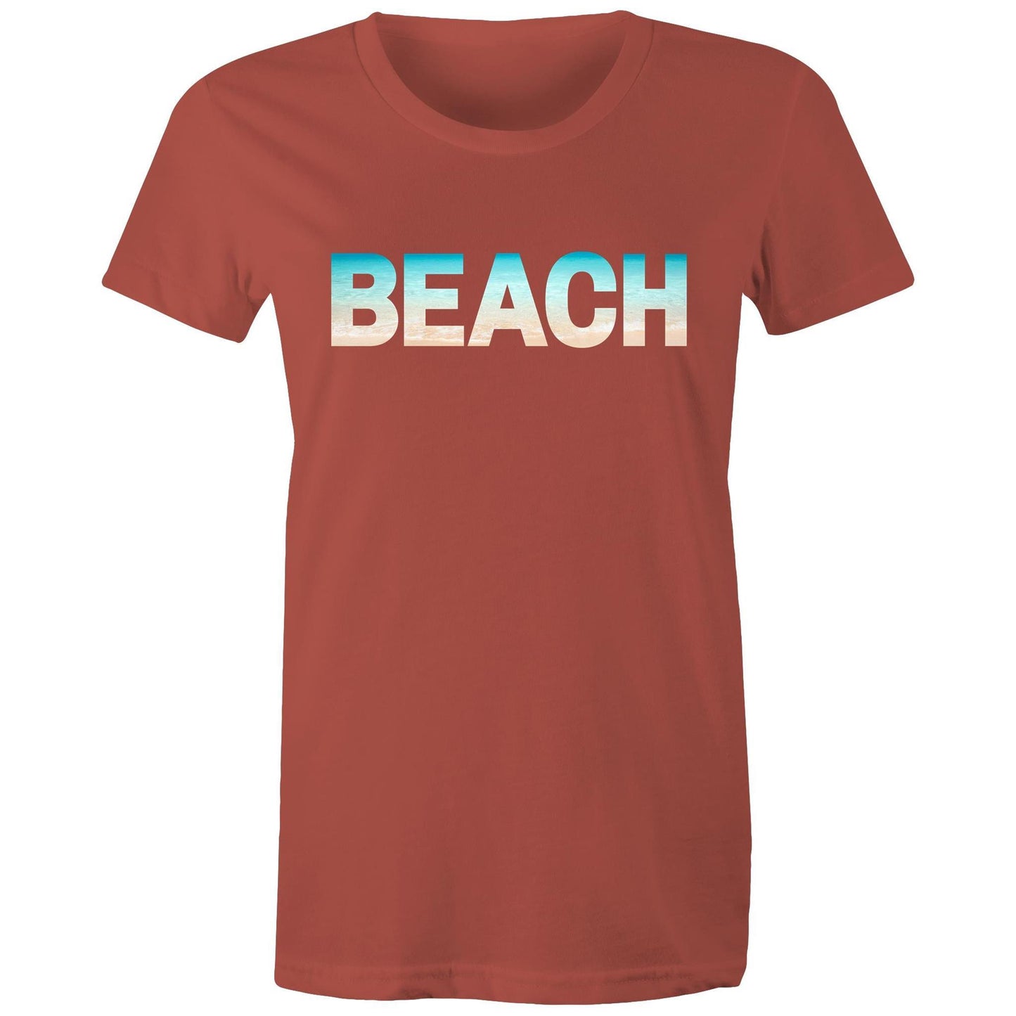 Beach - Women's T-shirt Coral Womens T-shirt Summer Womens