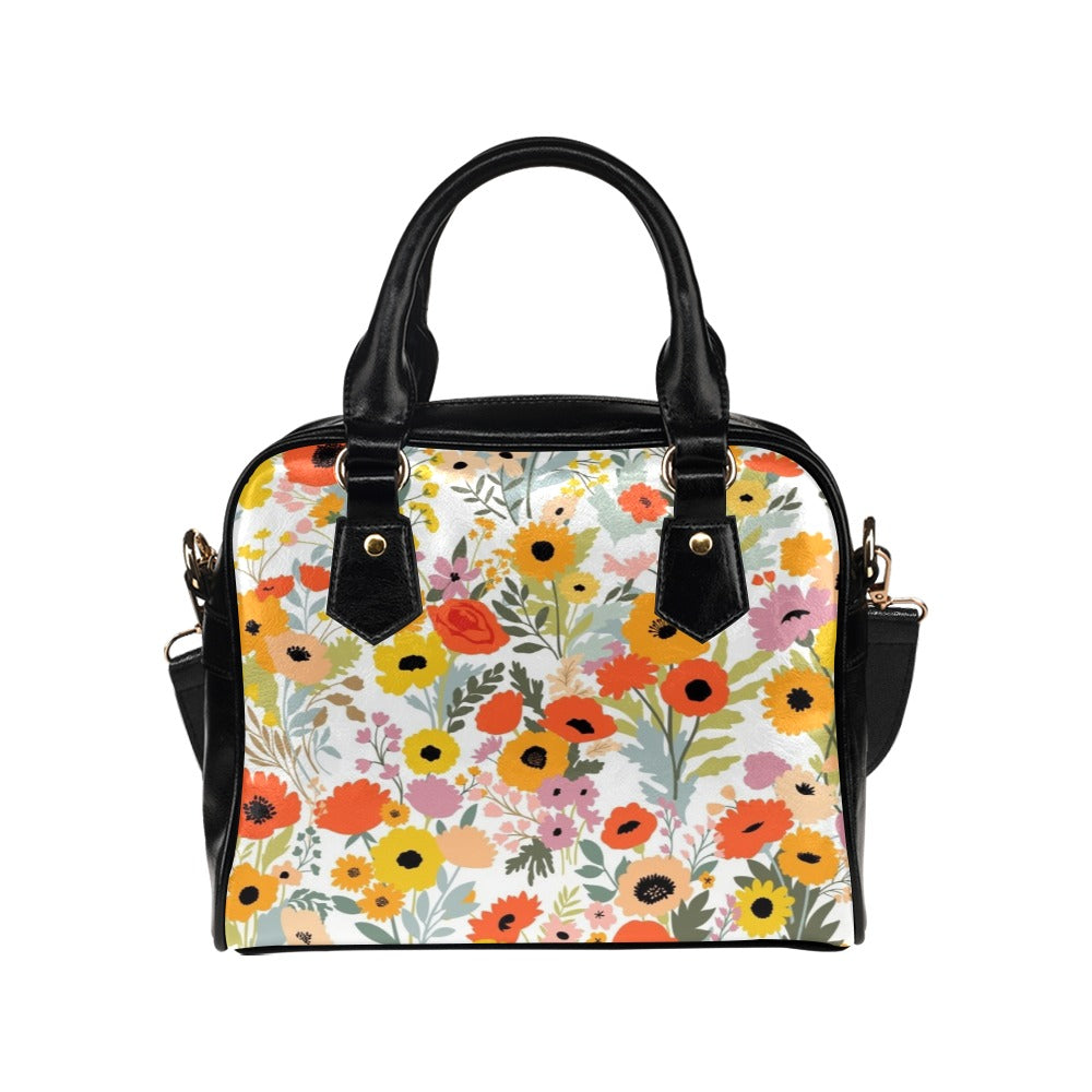 Fun Floral - Shoulder Handbag Shoulder Handbag Plants