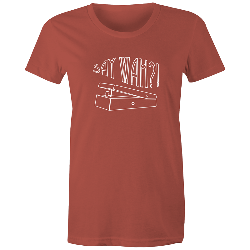 Say Wah - Women's T-shirt Coral Womens T-shirt Music Womens