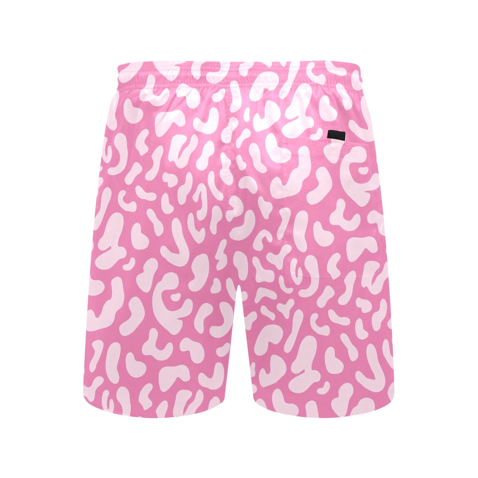 Pink Leopard - Men's Mid-Length Beach Shorts Men's Mid-Length Beach Shorts animal