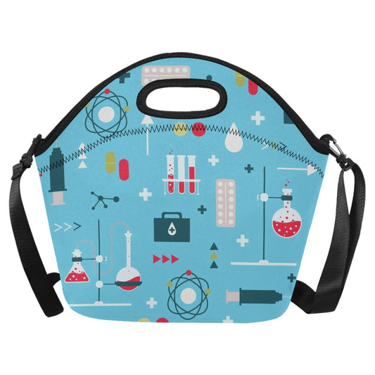 Science Lab - Neoprene Lunch Bag/Large Neoprene Lunch Bag/Large Science
