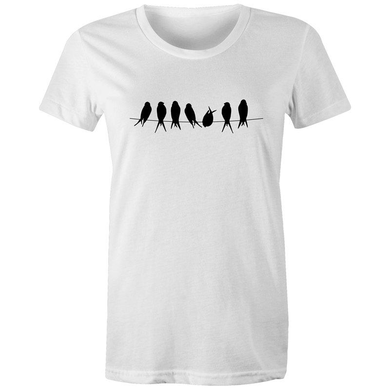 Birds - Women's T-shirt White Womens T-shirt animal Womens