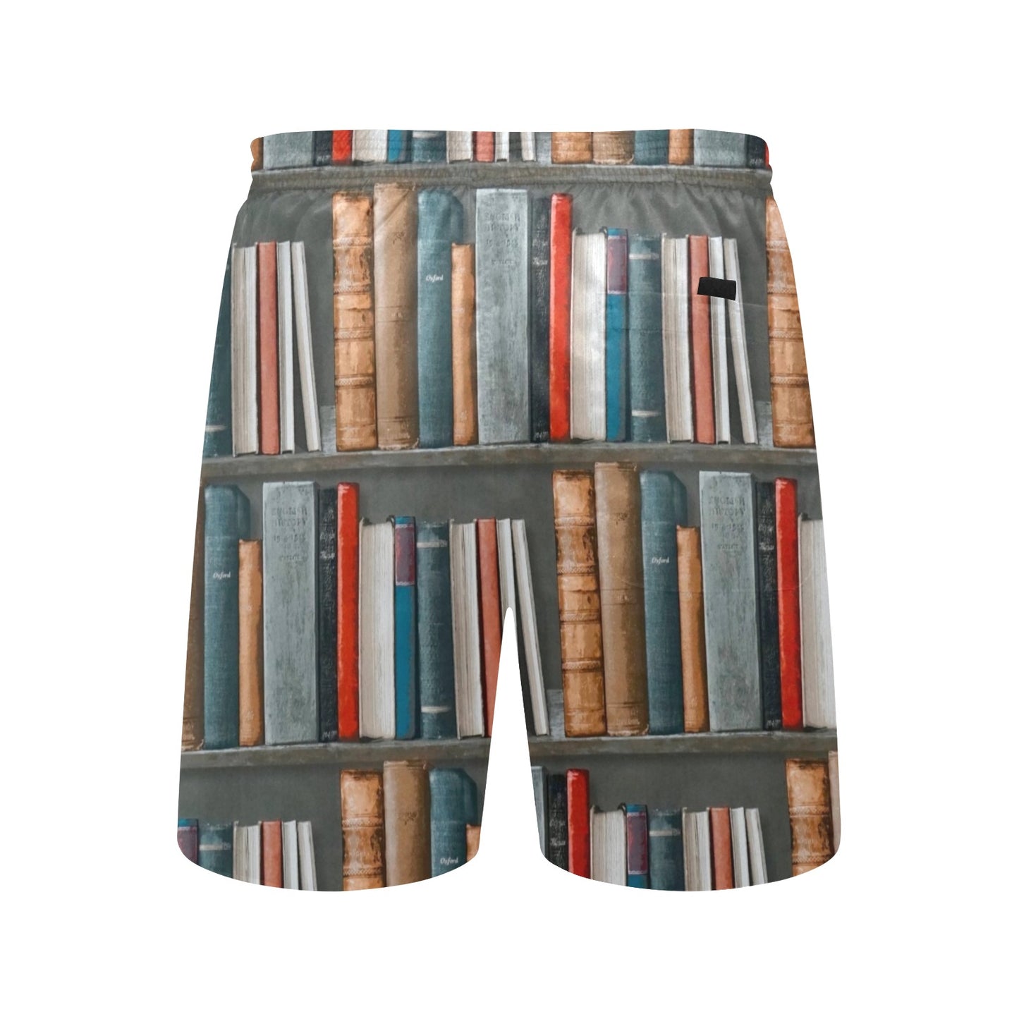 Books - Men's Mid-Length Beach Shorts Men's Mid-Length Beach Shorts Reading
