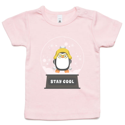 Stay Cool - Baby T-shirt Pink Christmas Baby T-shirt Merry Christmas